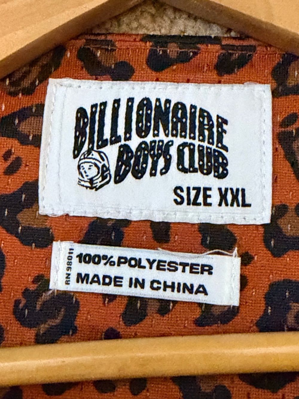 Billionaire Boys Club “Cheetah/Cinnamon” Jersey – XXL | 🐆 | #04 - Picture 10 of 16